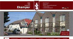 Desktop Screenshot of en.hotelekamper.nl