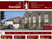 Tablet Screenshot of en.hotelekamper.nl
